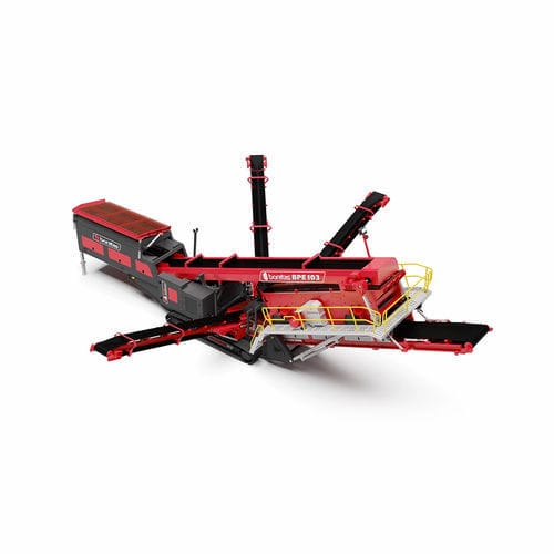 Crible à criblage sec - BPE103 - Boratas Machinery - pour chantier de construction / pour mine / pour le recyclage