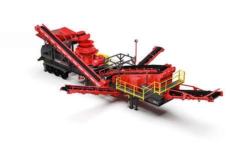 Concasseur à cône - BLC300 - Boratas Machinery - mobile / haute capacité / secondaire