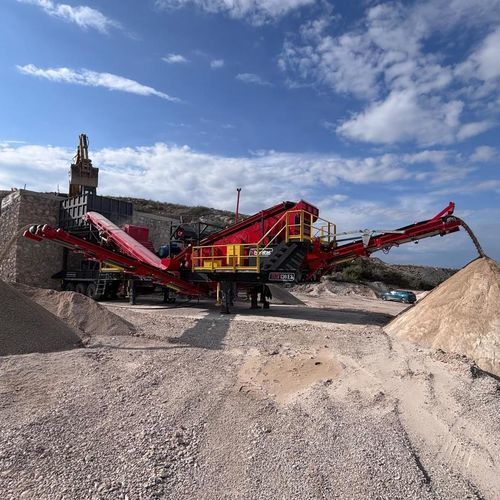 Groupe de concassage et de criblage à percussion - BLT130-E4 - Boratas Machinery - mobile / pour production de sable / pour le tertiaire