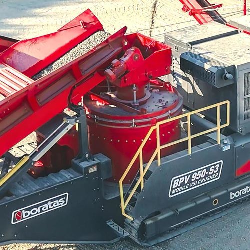 Concasseur vertical à percussion - VSI950 - Boratas Machinery - stationnaire / pour production de sable / pour pierre dure