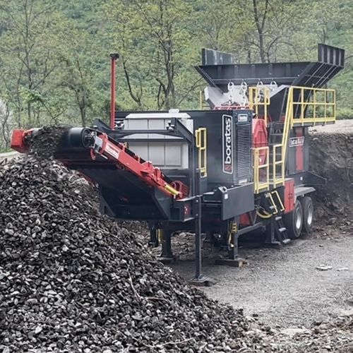Concasseur à mâchoire - BLJ106 - Boratas Machinery - mobile / primaire / pour pierres