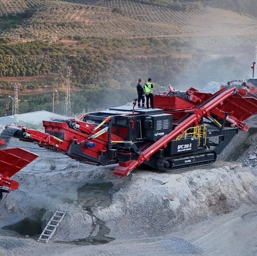 Concasseur à cône - BPC200-S - Boratas Machinery - mobile / secondaire / pour pierres