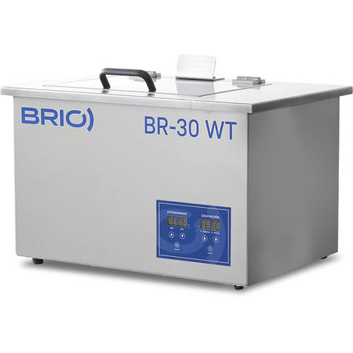 Nettoyeur à ultrasons benchtop - BR-30 WT - BRIO Ultrasonics - avec minuterie / en acier inoxydable / pour usage intensif