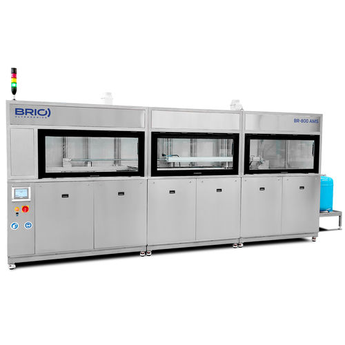 Machine de nettoyage de pièces - BR-800 AMS - BRIO Ultrasonics - à ultrasons / automatique / pour l'usinage des métaux