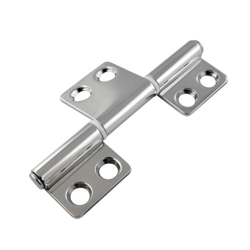 Charnière plate - 815013 - Marinetech Edelstahlhandel - en acier inoxydable / à visser / en 3 parties