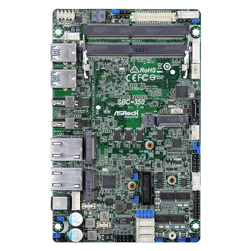 SBC ATX - SBC-350 - ASRock Industrial - 3.5" / Intel® Core™ i7-8665UE / 8th Generation Intel® Core™