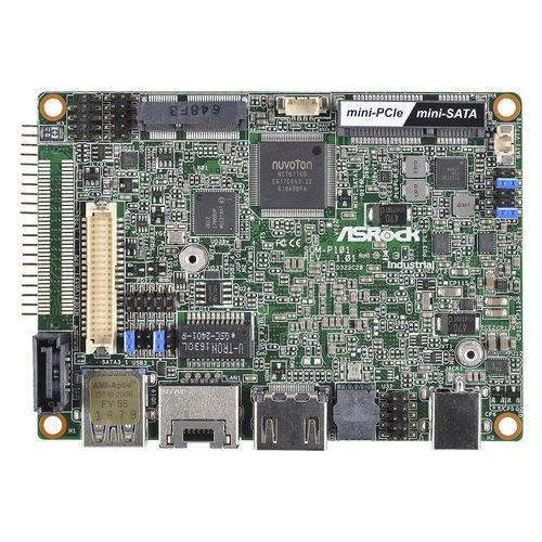 Carte mère Pico-ITX - SOM-P102D  - ASRock Industrial - Intel® Apollo Lake / Intel® Pentium® N4200 / DDR3L SO-DIMM