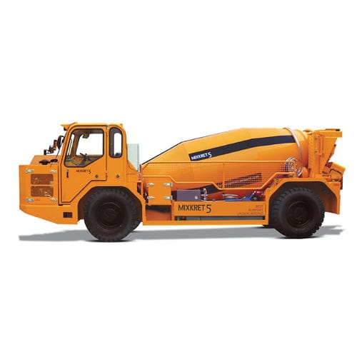 Camion malaxeur pour mine souterraine - MIXKRET 5 - Putzmeister - diesel