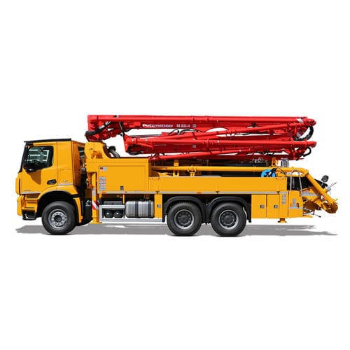 Pompe à béton automotrice mobile - M28-4 - Putzmeister - pour chantier