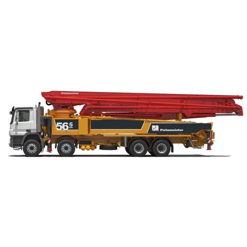 Pompe à béton automotrice pour chantier - M56-5 - Putzmeister