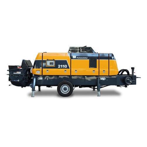 Pompe à béton stationnaire - BSA 2110 HP D5 - Putzmeister - pour chantier