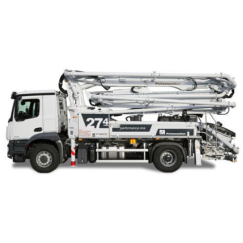 Pompe à béton automotrice mobile - BSF 27-4 - Putzmeister - pour chantier / d'extérieur / à piston