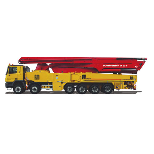 Pompe à béton automotrice pour chantier - M 62-6 - Putzmeister