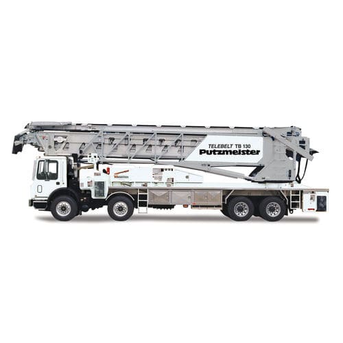 Convoyeur à bande - TB 130 - Putzmeister - hydraulique / horizontal / de transport