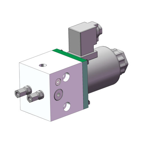 Pompe entraînée par solénoïde - MG2  - SOATO FLUID SYSTEM - stationnaire / industrielle / de lubrification