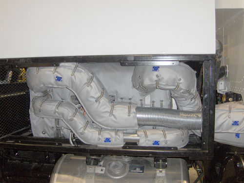 Couverture isolante amovible - FBMR281A1-10Z - Firwin Corp. - d'échappement / pour moteur / pour véhicules