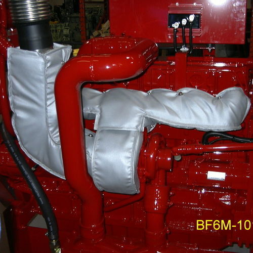 Couverture isolante amovible - FDEU series - Firwin Corp. - d'échappement / pour moteur
