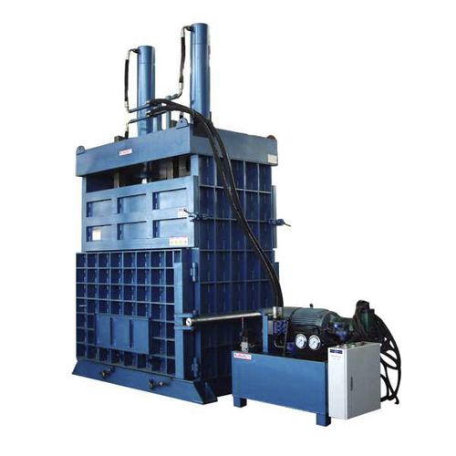 Presse à balles pour pneus - supu002 - Zhejiang SUPU Technology Co.,Ltd - verticale / à chargement frontal / hydraulique