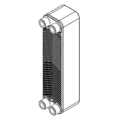 Échangeur de chaleur à plaques brasées - ABZ09 - TERMOLEADER - liquide / liquide / en cuivre / en nickel