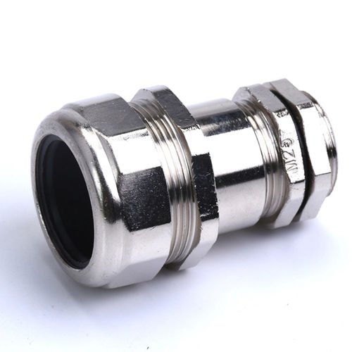 Presse-étoupe en laiton nickelé - HX-SRN series - YUEQING HONGXIANG CONNECTOR MANUFACTRER CO., LTD - en acier inoxydable / IP65 / fileté
