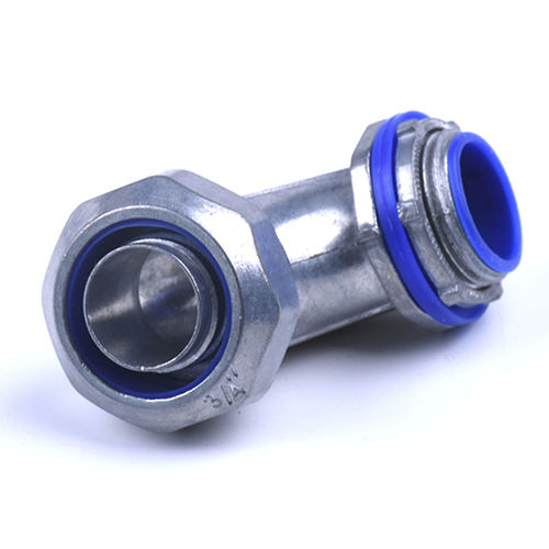 Presse-étoupe en alliage de zinc - LTCE series - YUEQING HONGXIANG CONNECTOR  MANUFACTRER CO., LTD - IP65 / fileté / coudé