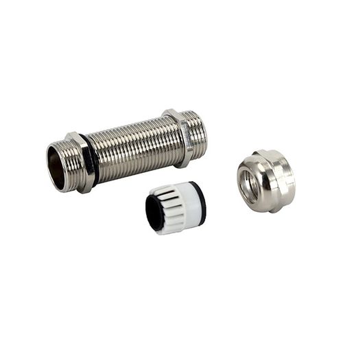 Presse-étoupe en laiton nickelé - HX-NP-L series - YUEQING HONGXIANG CONNECTOR  MANUFACTRER CO., LTD - en acier inoxydable / IP68 / fileté
