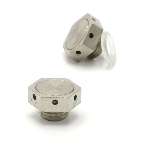 Bouchon rond - HX-BF series - YUEQING HONGXIANG CONNECTOR MANUFACTRER CO., LTD - hexagonal / mâle / fileté