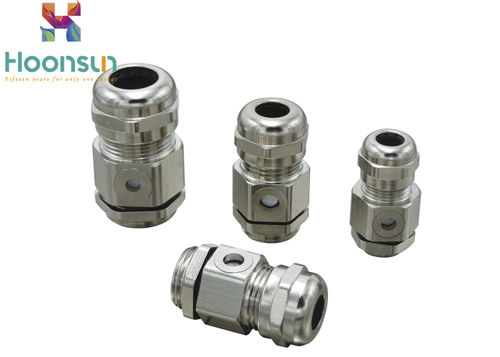 Presse-étoupe en nylon - HX-NF series - YUEQING HONGXIANG CONNECTOR  MANUFACTRER CO., LTD - en métal / IP68 / fileté