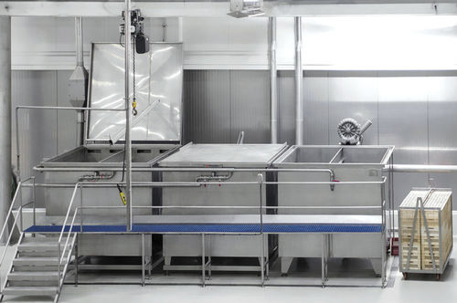 Machine à blanchir pour poisson - Hermasa - Cannin Technology - à vapeur / en inox