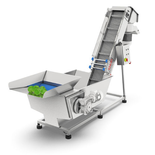 Laveuse agro-alimentaire à bande - MDK 1500 - Maurer Gep Kft. - pour légumes / pour fruits / à brosse