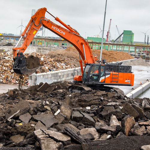 Pelleteuse lourde - ZX490LCH-7 - Hitachi Construction Machinery Europe - sur chenilles / diesel / pour chantier de construction