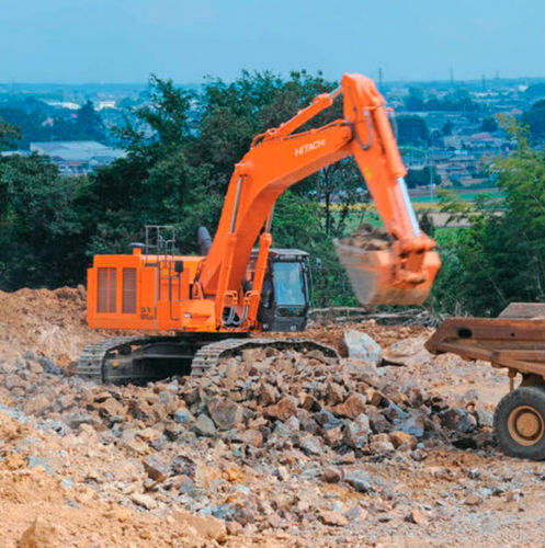 Pelleteuse lourde - ZX670LCH-5G - Hitachi Construction Machinery Europe - sur chenilles / pour chantier de construction / pour mines et carrières