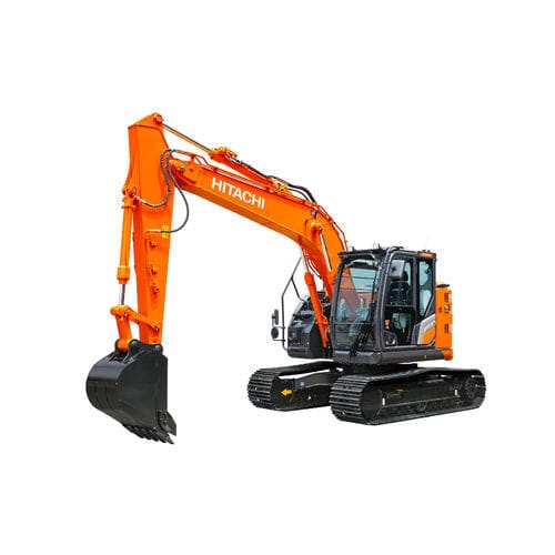 Pelleteuse intermédiaire - ZX135US-7 - Hitachi Construction Machinery Europe - sur chenilles / diesel / pour chantier de construction