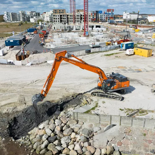 Pelleteuse intermédiaire - ZX490-7 SLF - Hitachi Construction Machinery Europe - sur chenilles / diesel / pour chantier de construction