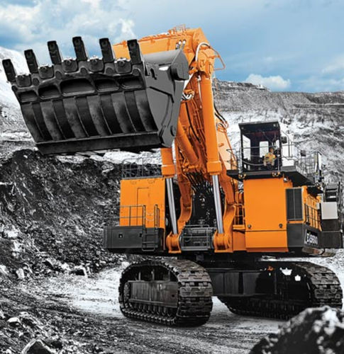 Pelleteuse lourde - EX5600-7, FCO - Deere-Hitachi Construction Machinery - sur chenilles / Tier 4 final / pour mines et carrières