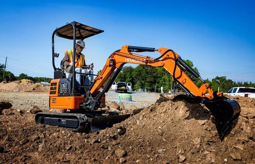 Mini pelle - ZX17U-5N - Deere-Hitachi Construction Machinery - sur chenilles / Tier 4 final / pour chantier de construction
