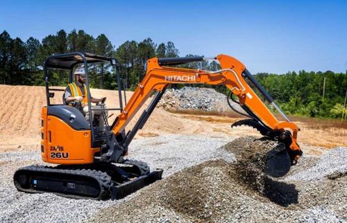 Mini pelle - ZX26U-5N - Deere-Hitachi Construction Machinery - sur chenilles / Tier 4 final / pour chantier de construction