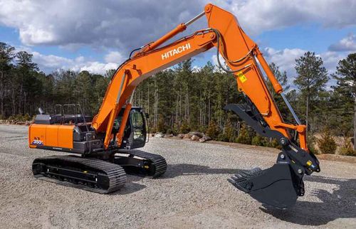 Pelleteuse intermédiaire - ZX350LC-6 - Deere-Hitachi Construction Machinery - sur chenilles / Tier 4 final / pour chantier de construction