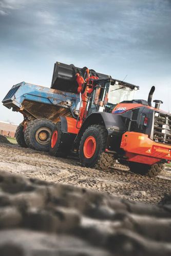 Chargeuse à roues - ZW220-6 - Deere-Hitachi Construction Machinery - pour chantier