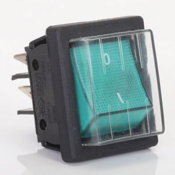 Interrupteur avec garde protégée - DS Series - Boltek Plastik - à bascule / bipolaire / IP40
