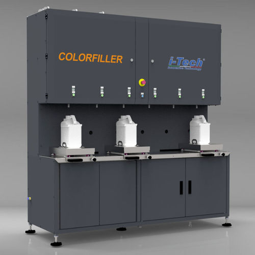 Système de remplissage automatique - COLORFILLER - ITECH ITALIA - de pots / de canettes / de produits phytosanitaires