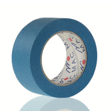 Ruban adhésif bleu - 62 - MAC AUTOADESIVI - de masquage / en papier lisse / intercalaire en papier