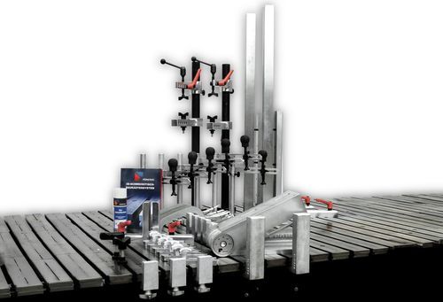 Kit de serrage mécanique - Set 4 - FÖRSTER welding systems GmbH - pour rainure en T / pour soudage / en acier inoxydable