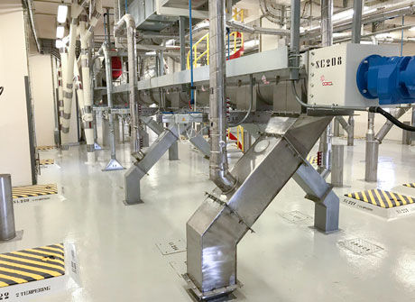Système de convoyage pour l'industrie agroalimentaire - OCRIM - pour céréales