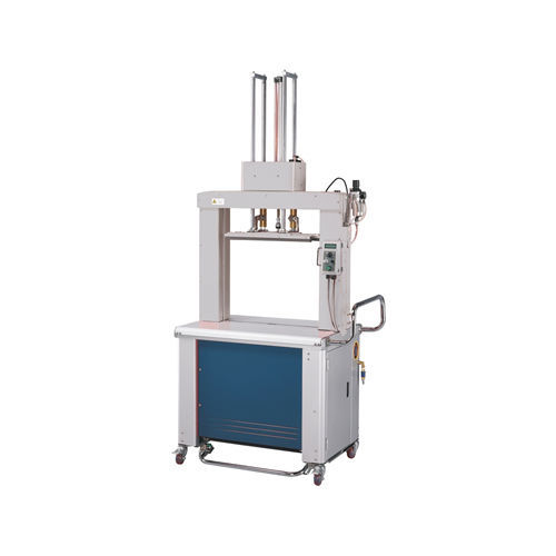 Cercleuse avec presse - SM 702 59 P - OMSTRAP - automatique / pour colis / de paquets