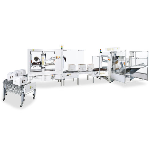 Formeuse/fermeuse de carton automatique - GOLDSYSTEM 4.0 - MARCHETTI PACKAGING S.r.l. - ruban adhésif