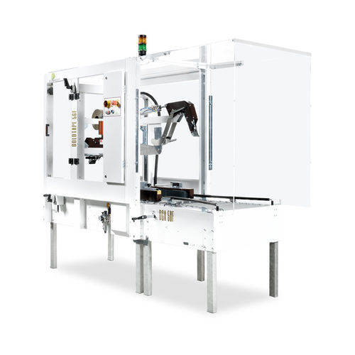 Fermeuse de caisses en carton automatique - GOLDTAPE 56FL-680FL - MARCHETTI PACKAGING S.r.l. - ruban adhésif
