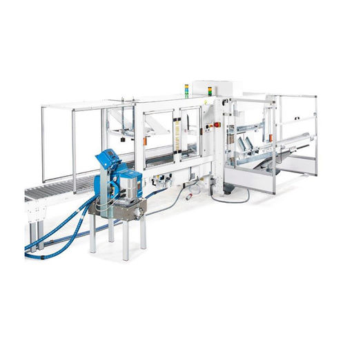 Fermeuse de caisses en carton automatique - GOLDTAPE 50BL HM-50BL HM XL - MARCHETTI PACKAGING S.r.l. - colle thermofusible
