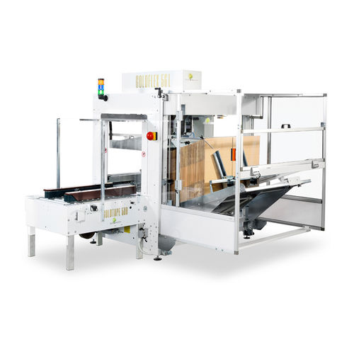 Formeuse de carton automatique - GOLDFLEX 56L - MARCHETTI PACKAGING S.r.l. - colle thermofusible / ruban adhésif / de grande cadence