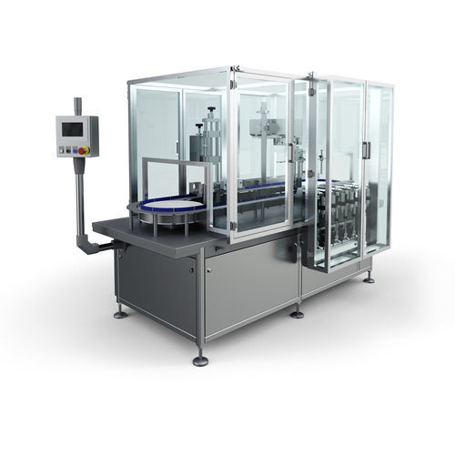 Machine de remplissage et de fermeture de bouteilles - APUS - ALSYSTEMS - pour applications pharmaceutiques / pour l'industrie cosmétique